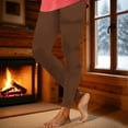thumbnail image 1 of Timegard Leggings for Women Fleece Warm High Waist Pants Tights Comfy Loungewear Fall Winter Clothes, 1 of 6