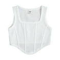 thumbnail image 1 of Timegard Girls Clothes Cropped Tank Top Square Neck Kids Slim Casual Going out Tops Summer Fashion, 1 of 8