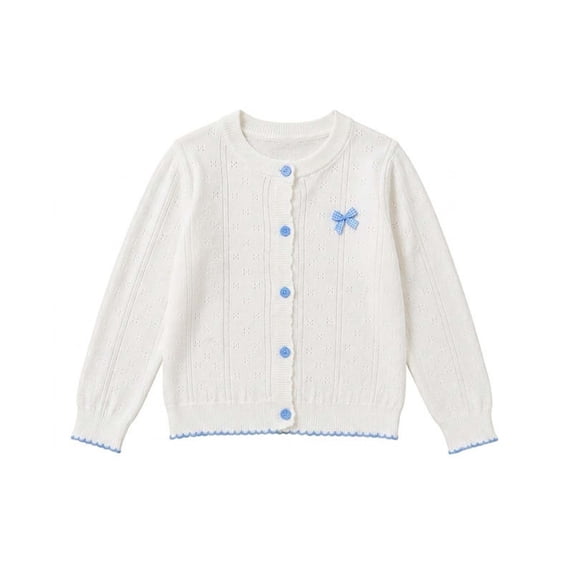 Timegard Girls Clothes Fall Fashion Sweaters Cardigan Kids Cute Comfy Long Sleeve Button down Coat Knit Tops