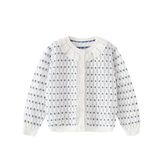 Timegard Girls Clothes Fall Fashion Sweaters Cardigan Ruffle Collar Cute Comfy Long Sleeve Button down Coat