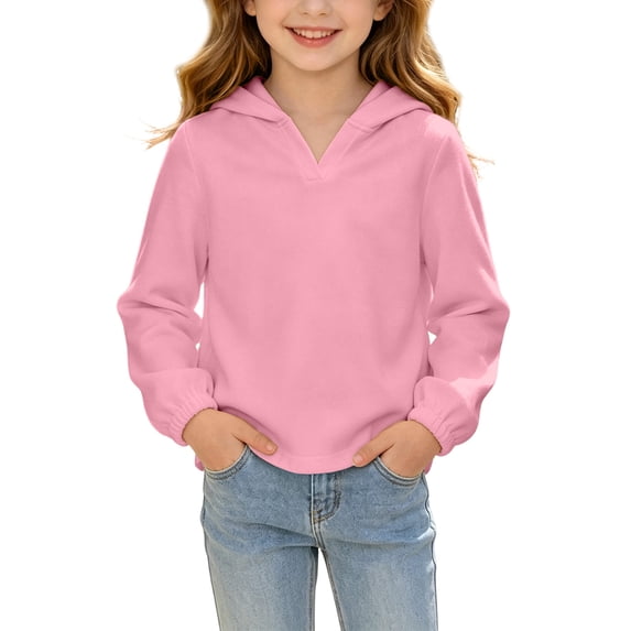 Timegard Girls Clothes Fall Winter Clothes Hoodies for Boy Unisex Kids Sweatshirts Lightweight Loose Workout Tops