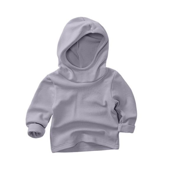 Timegard Girls Clothes Fall Winter Hoodies Pullover Fuzzy Comfy Boys Sweatshirts Unisex Kids Basic Tops Clothing
