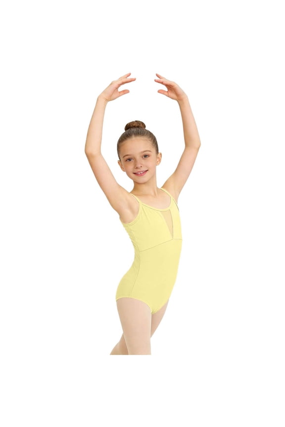 Girls Dance Clothes Summer Stretch Quick Dry Spaghetti Strap Straps Skinny Rompers for Dance Gymnastics