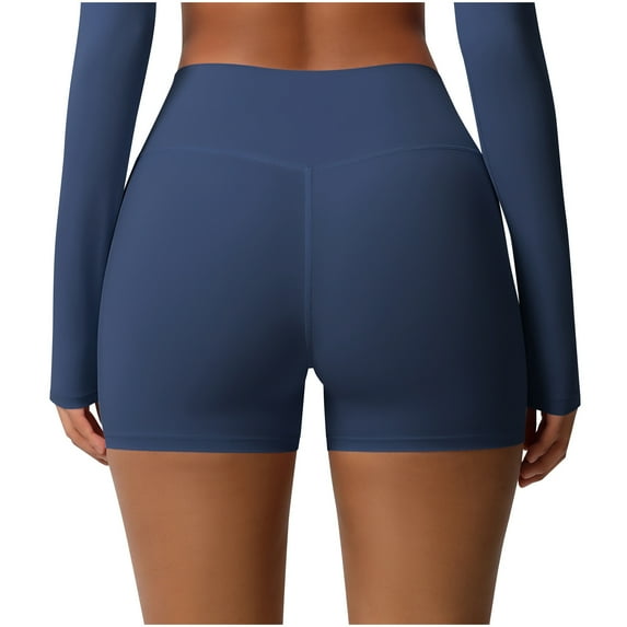 Timegard Gym Shorts Women Seamless Butt Lifting Slim Solid Color Short Workout Legging Yoga Shorts