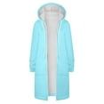 thumbnail image 1 of Timegard Hoodie for Womens Zip up Sweatshirts Long Sleeve Fall Winter Casual Comfy Long Jackets Coat, 1 of 6