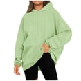 thumbnail image 1 of Timegard Hoodies for Women Plus Size Sweatshirts Drop Shoulder Comfy Lightweight Long Sleeve Pullover Fall, 1 of 8