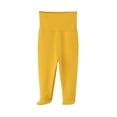 thumbnail image 1 of Timegard Infant Baby Clothes Unisex Toddler High Waist Footies Pants Boy Girls Trousers Cotton Comfy, 1 of 4