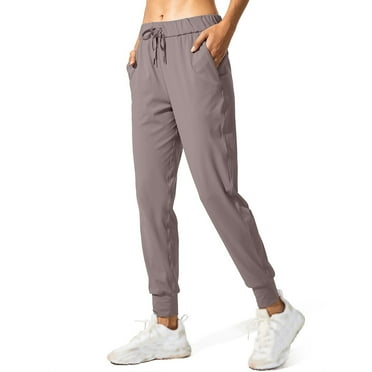Timegard Joggers Pants for Women Elastic Waist Fitting Comfy Breathable Sweatpants Casual Workout Trousers