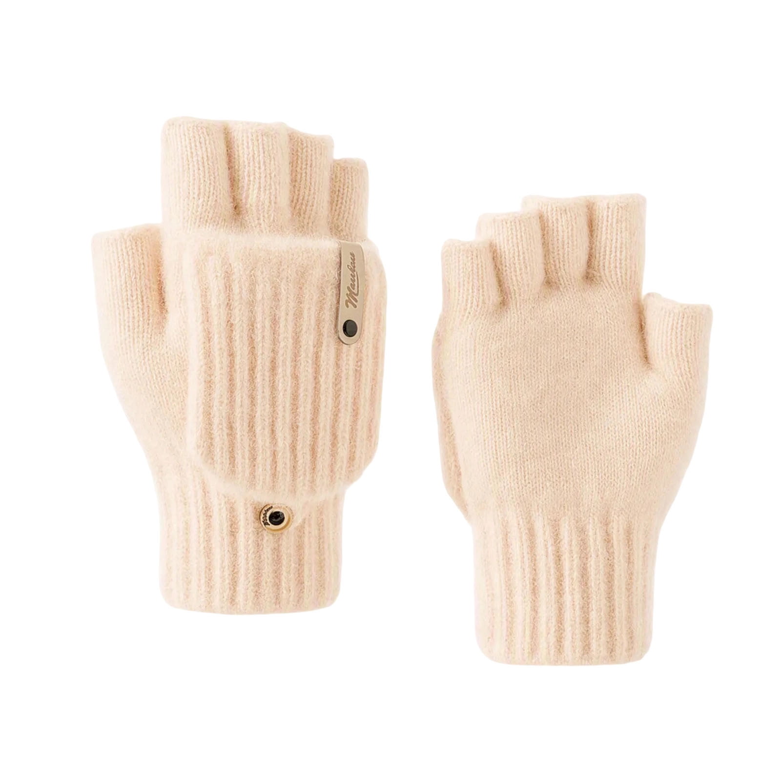 Timegard Kids Fingerless Gloves Paw Glove Girls Boys Thick Fuzzy Warm ...