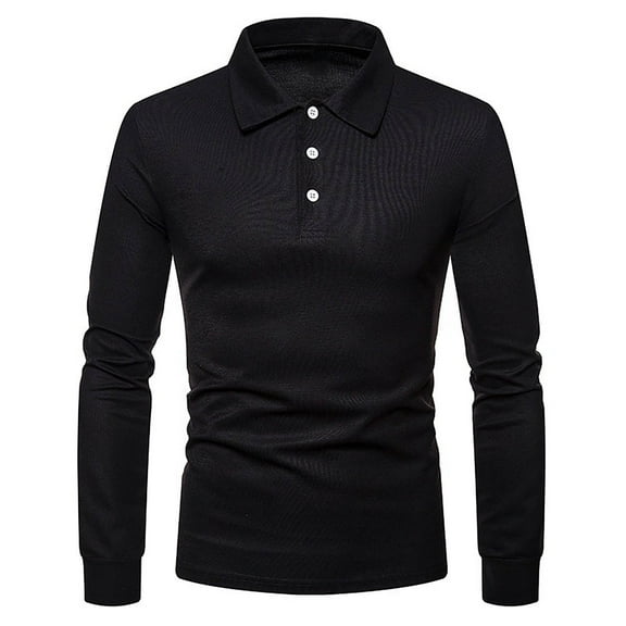 Timegard Mens Shirts Fall Lapel Neck Button Fitting Comfy Long Sleeve Shirts Casual Solid Color Tops
