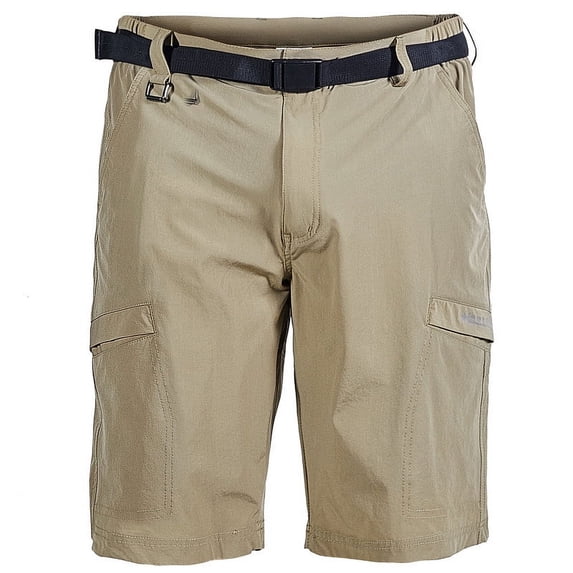 Timegard Mens Shorts Elastic Waist Pull on Straight Leg Loose Solid Color Cargo Pants Outdoor Active Shorts