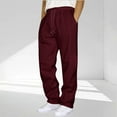 thumbnail image 1 of Timegard Mens Sweatpants Drawstring Elastic Waist Lightweight Workout Pants Solid Color Casual Trousers, 1 of 5