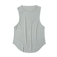 thumbnail image 1 of Timegard Mens Tank Tops Round Neck Sleeveless Athletic Tee Shirts Solid Color Casual Breathable Top, 1 of 7