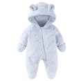 thumbnail image 1 of Timegard Newborn Baby Clothes Winter Toddler Boys Girls Footies Rompers Infant Cute Fleece Thick Onesie, 1 of 3