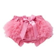 thumbnail image 1 of Timegard Newborn Girls Baby Clothes Toddler Cute Cotton Comfy Ruffle Shorts with Bow Tie 0-24 Months, 1 of 8
