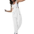 thumbnail image 1 of Timegard Overalls for Women Cargo Adjustable Strap Baggy Solid Color Outdoor Active Rompers Zipper Pockets, 1 of 7