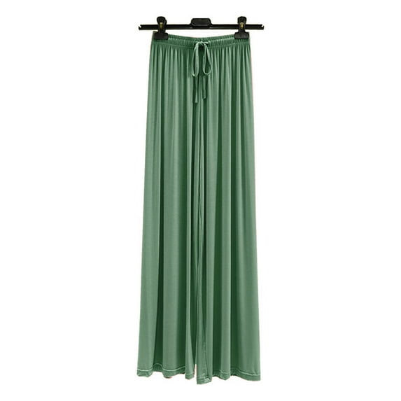 Timegard Pajamas Pants for Women Wide Leg Elastic Waisted Drawstring Loose Comfy Homewear Casual Pjs Pants