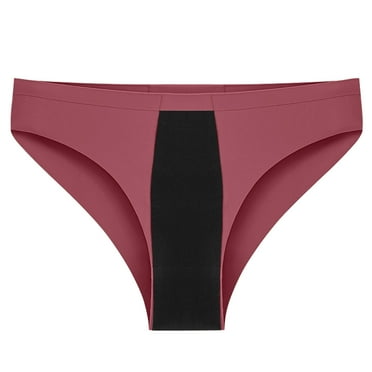 Timegard Period Panties for Women Low Waisted High Cut Comfort Menstrual Briefs Leakproof Underwear