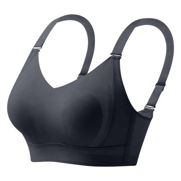 Timegard Plus Size Bras for Women Adjustable Wide Strap Full Coverage Comfortable Daily Bra Lightweight