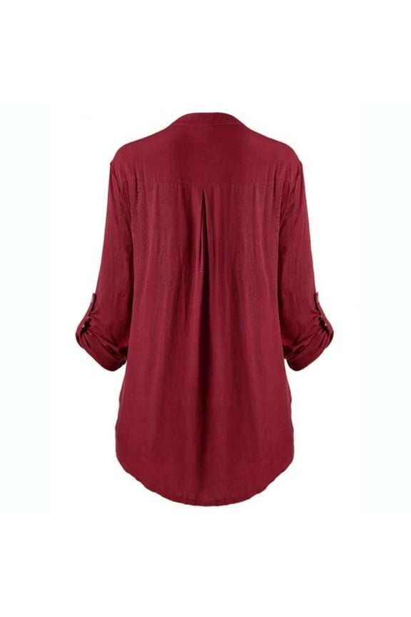 Plus Size Tops for Women Lace Long Sleeve Button up Shirts Blouse Fall Dressy Casual Tunic Tops