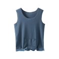 thumbnail image 1 of Timegard Plus Size Tops for Women Sleeveless Round Neck Seamless Comfy Thermal Underwear Casual Tank Tops, 1 of 7