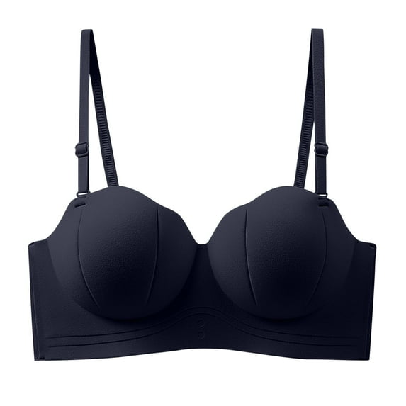 Timegard Push up Bras for Women Wireless Removerable Strap High Support Comfy Everyday Strapless Bras