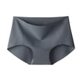 thumbnail image 1 of Timegard Seamless Panties for Women Smoothing Underwear Mid High Waist Comfort Soft Breathable Briefs, 1 of 4
