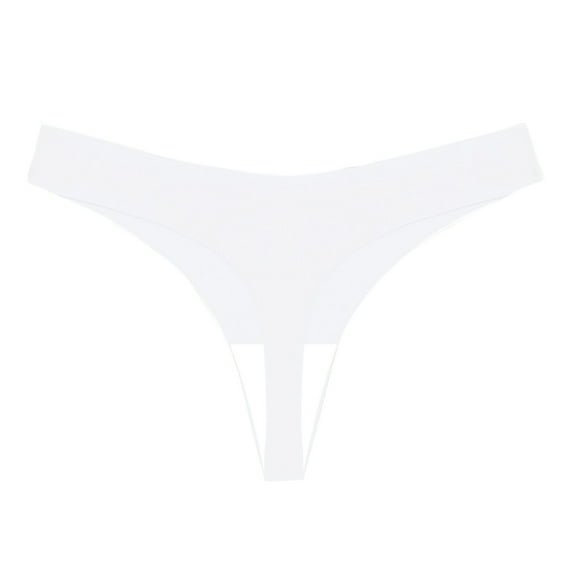 Timegard Seamless Thongs for Women Low Waisted Comfort Briefs Breathable Panties G String Underwear