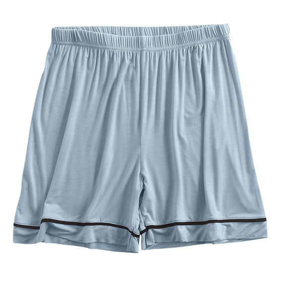 Timegard Shorts for Women Casual Solid Color Loose Soft Comfy Elastic Waist Shorts Sleepwear Summer