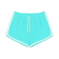 thumbnail image 1 of Timegard Shorts for Women Summer Casual Loose Workout Shorts Elastic Waist Comfy Homewear Block Color, 1 of 6