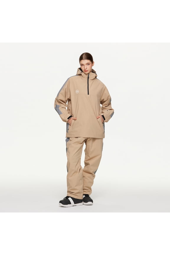 Ski Suit for Women 2 Piece Snowsuit Snowboard Hoodies Pants Outfits Winter Waterproof Windproof Outfits