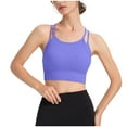 thumbnail image 1 of Timegard Sports Bras for Women High Support Spaghetti Strap Sleeveless Workout Running Yoga Bras Camis, 1 of 6