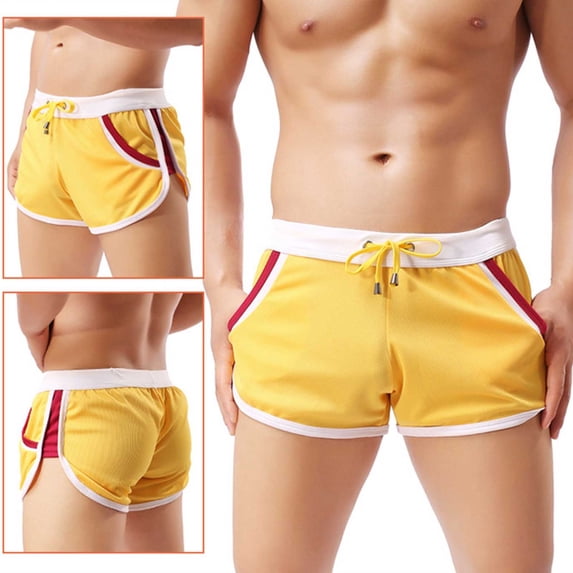 Timegard Summer Shorts for Men Drawstring Workout Running Shorts Breathable Mesh Shorts with Pcokets