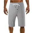 thumbnail image 1 of Timegard Summer Shorts for Men M-5XL Loose Lightweight Shorts Work Breach Casual Elastic Waist Shorts Pockets, 1 of 8