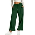 thumbnail image 1 of Timegard Sweatpants for Women Wide Leg High Waisted Stretchy Pants Fall Comfy Lightweight TrousersColor, 1 of 6