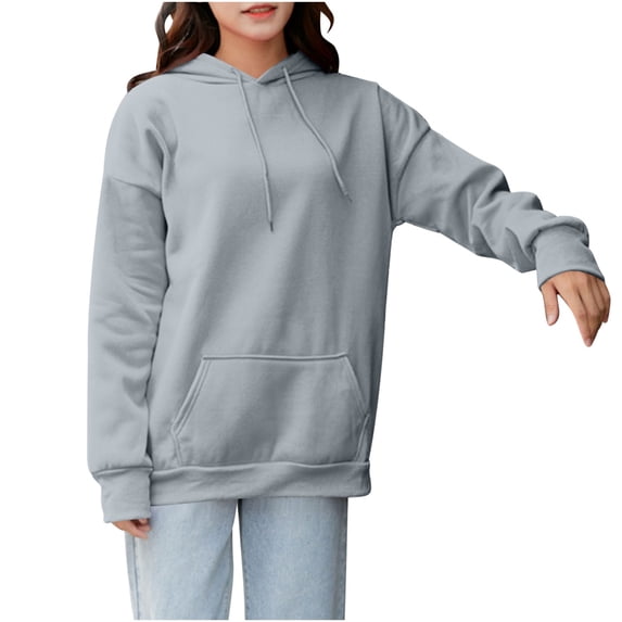 Timegard Sweatshirt Jackets for Women Hoodies Long Sleeve Pullover Loose Fall Clothing with Pockets
