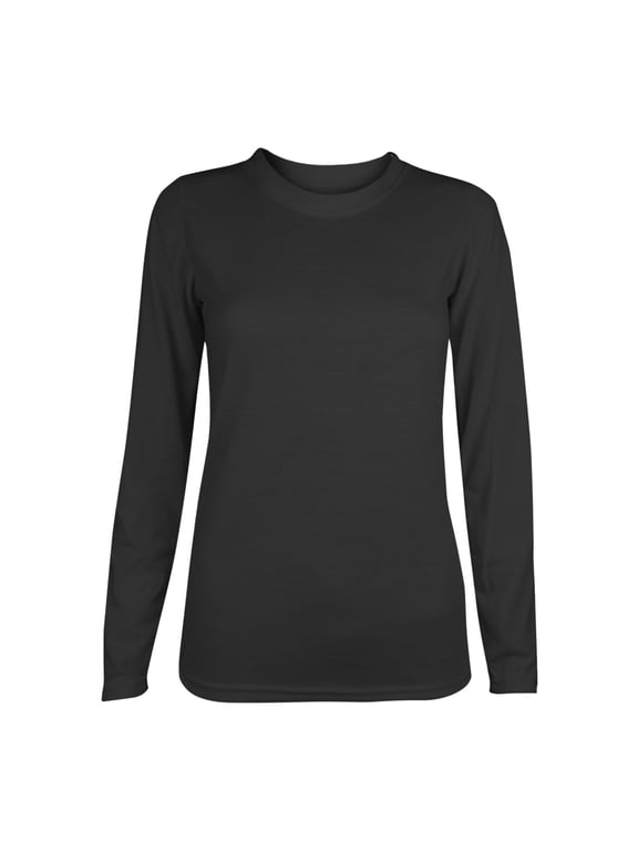 Womens Long Sleeve Tops Crew Neck Basic T-Shirts Classic Blouse Comfy Fall Casual Loose Tops