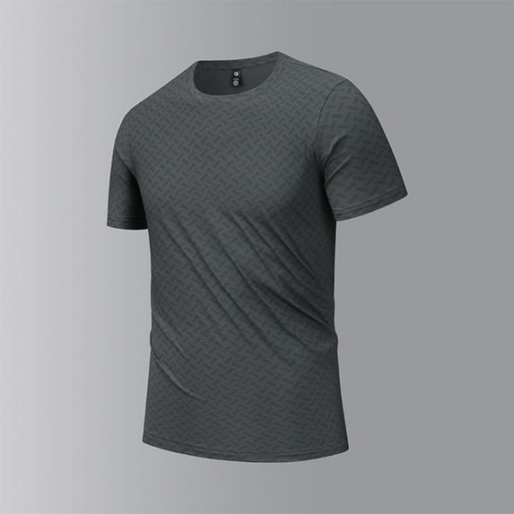 Timegard T Shirts for Men Plus Size Quick Dry Short Sleeve Workout Running Tee Breathable Loose Tops