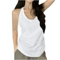 thumbnail image 1 of Timegard Tank Top for Women Racerback U Neck Sleeveless Slim Fitting Comfy Casual Workout Basic Tee, 1 of 4