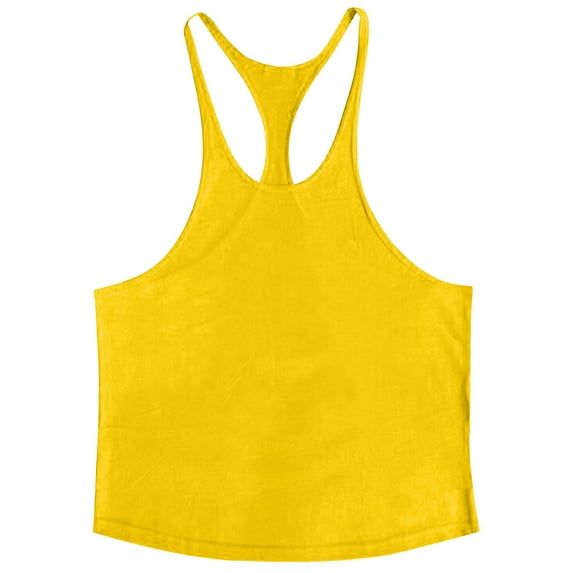 Timegard Tank Tops Mens Workout Tee Shirts Racerback Round Neck Sleeveless Comfy Casual Running Tops