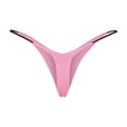 thumbnail image 1 of Timegard Thongs for Women G String Panties Low Rise V-Waist Underwear Solid Color Breathable Briefs, 1 of 4