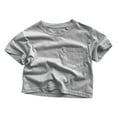 thumbnail image 1 of Timegard Toddler Baby Clothes Boy Girl Comfy Cotton Solid Color Tshirts Casual Loose Unisex Tops, 1 of 3