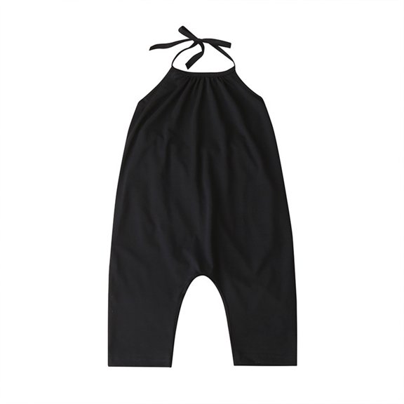 Timegard Toddler Baby Clothes Boy Girl Ruched Comfy Rompers Sleeveless Onesie Unisex Solid Color Fashion