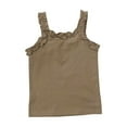 thumbnail image 1 of Timegard Toddler Baby Clothes Girls Cute Ruffle Tank Tops Infant Sleeveless Scoop Neck Tops Summer Beach, 1 of 3