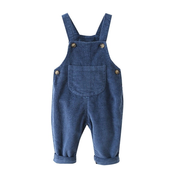 Timegard Toddler Baby Clothes Newborn Boy Girls Overalls Loose Solid Color Comfy Infant Rompers Clothing