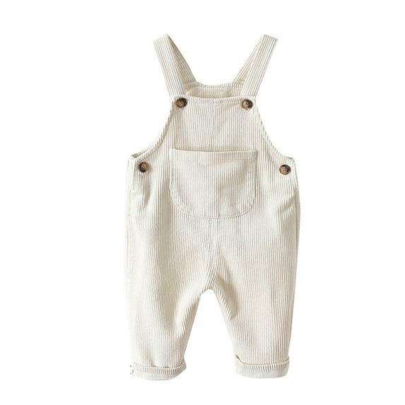 Timegard Toddler Baby Clothes Newborn Boy Girls Overalls Loose Solid Color Comfy Infant Rompers Clothing