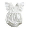 thumbnail image 1 of Timegard Toddler Baby Girls Clothes Newborn Ruffle Sleeveless Onesie Infant Cute Rompers Summer Fashion, 1 of 7