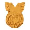 thumbnail image 1 of Timegard Toddler Baby Girls Clothes Newborn Ruffle Sleeveless Onesie Infant Cute Rompers Summer Fashion, 1 of 7