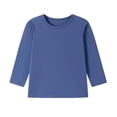 thumbnail image 1 of Timegard Toddler Clothes Unisex Boys Girls Crewneck Long Sleeve Tops Plain Cotton Comfy Loose Undershirts Sweatshirts, 1 of 6