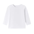 thumbnail image 1 of Timegard Toddler Clothes Unisex Boys Girls Crewneck Long Sleeve Tops Plain Cotton Comfy Loose Undershirts Sweatshirts, 1 of 6